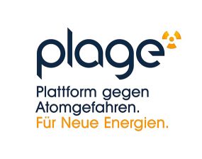 Logo plage - Plattform gegen Atomgefahren. Für Neue Energien.